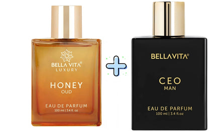 BellaVita Luxury CEO Man 100ml EDP Unisex Perfume Long Lasting Honey Oud Woody Spicy Bold Intense Signature Scent Buy Now!
