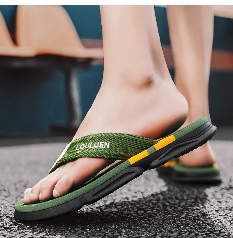 Summer Fashion Men Slippers Flip-Flops Outdoor Beach For Man Casual Breathable Antiskid Men's Sports Party Sneakers Shoes