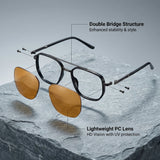 Klassnum Oversized Pilot Sunglasses — view 5