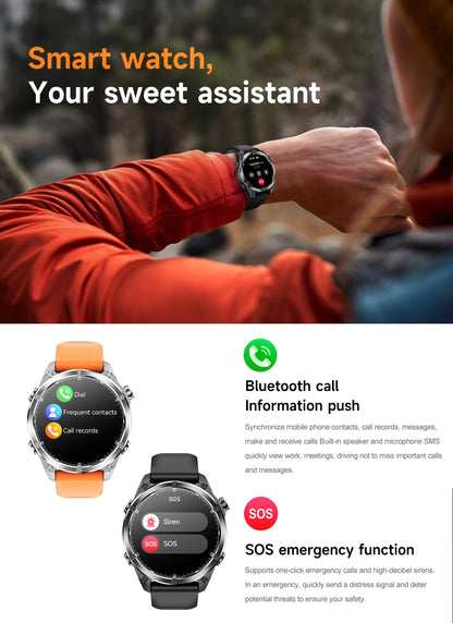 2026 HD300 Smart Watch AMOLED Path 5.4Bluetooth Chat AI GPT Waterproof Health Watches Bluetooth Call Travel Diving Smartwatch