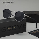 Kingseven Round-Frame Sunglasses — view 5