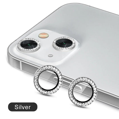 9D Diamond Lens Protector For iPhone 17 Pro Max Air Camera Tempered Glass Compatible with iPhone 14 15 16 Pro Max Ring Cover Cas