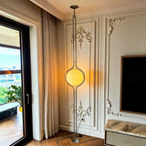 Chrome Globe Floor Lamp — product image
