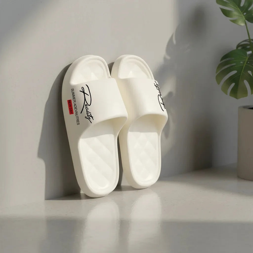 Outdoor Home Women's EVA Slippers,Lightweight Non-Slip Men's Sandals,Suitable for All Seasons,Women's Home Shoes,Indoor Slippers