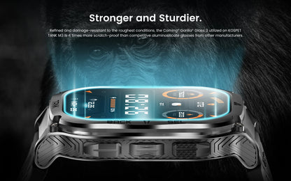 2025 Original KOSPET TANK M3 Smart Watch Men Smartwatch For Women 480mAh Digital Fitness AMOLED AOD Bluetooth Waterproof Watches