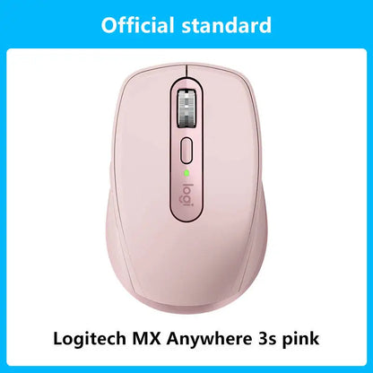 Logitech MX Anywhere 3S Mouse, Wireless, 8000 DPI, MagSpeed Scroll, Silent, 10m, USB-C Charge, Laptop