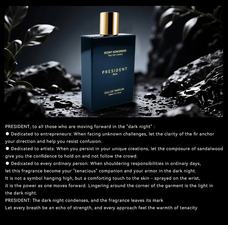 America Valentine's Day Gift Man 100ml Fragrance President  Perfume New Gift Perfumes Long-Lasting Eau De Parfum Women's