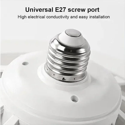 Smart 3 In 1 Ceiling Fan With Remote Control Lighting E27 Conversion Base 85-265v Lighting Base Suitable for Bedroom and Living