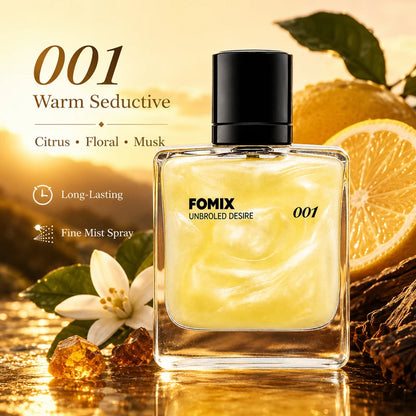 FOMIX 2PCS Men's Perfume Set, Long Lasting Fresh Ocean & Warm Seductive Eau De Parfum Spray, Citrus Floral Musk Woody Cologne, Day Night Portable Fragrance Gift for Him