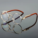 Vintage Round Double-Bridge Sunglasses — view 5