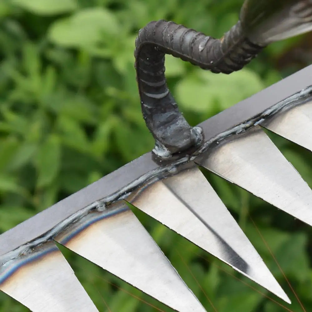 4/5/6/7 Teeth Carbon Steel Garden Hand Rake Farm Tool Weeding Scarifier Agricultural Nail Harrow Metal Harrow Garden WeedingTool