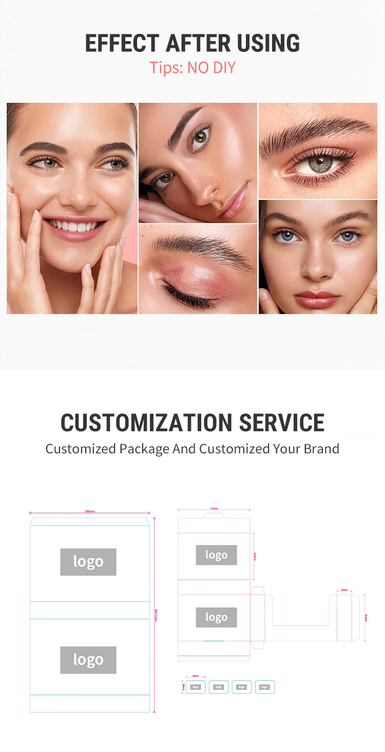 Dropshipping 2IN1  Eyelash Lifting Kit Fast Perming LASH & BROW Liftng Kit  Lasting 6-8 Weeks Mascara  Enhancer Makeup Tools