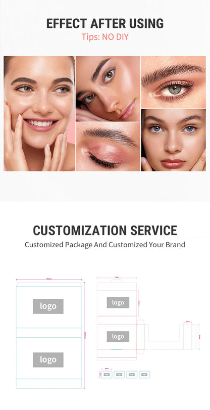 Dropshipping 2IN1  Eyelash Lifting Kit Fast Perming LASH & BROW Liftng Kit  Lasting 6-8 Weeks Mascara  Enhancer Makeup Tools