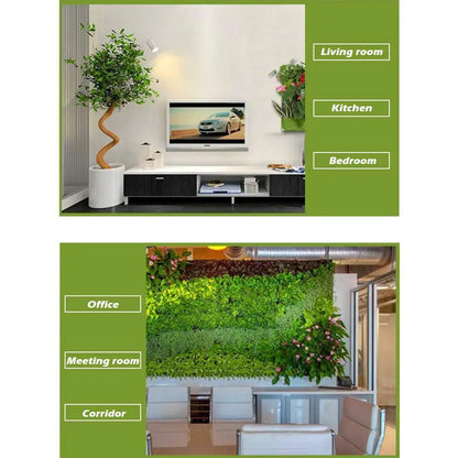 64 Pockets  Hanging Planter Bags, Wall Mounted Planting Grow Bags For Garden Outdoor Indoor Gardening Greening Flower Container