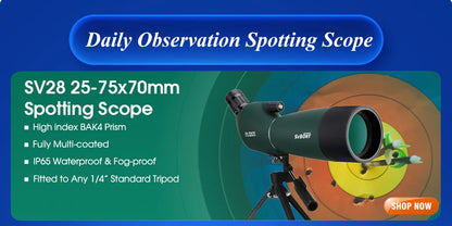 SVBONY SV28 Telescope Spotting Scope Powerful Zoom Monocular FMC BAK4 Waterproof For Bird Watching Target Shotting