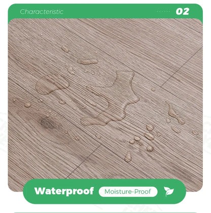 2 Rolls Self-Adhesive Wall and Floor Sticker Peel and Stick 15.75x118.11inch Wood Grain and Marble Design Wallpaper Sticker