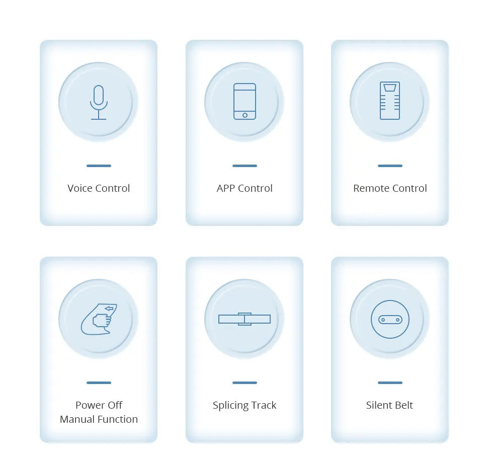 Zemismart Matter Over WiFi Electric Sliding Curtain Track with Smart Motor Support HomeKit SmartThings Alexa Google Home APP