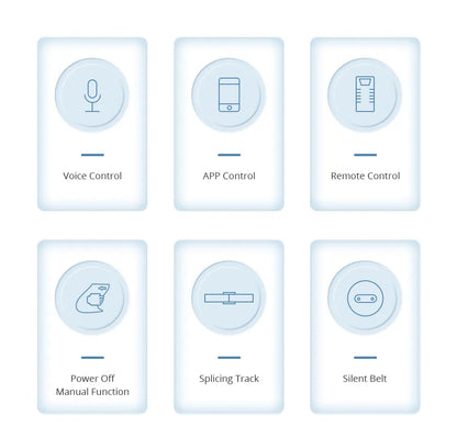 Zemismart Matter Over WiFi Smart Motorized Track Electric Slide Curtain Support HomeKit SmartThing Alexa Google Home APP Control