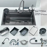 Waterfall Kitchen Sink & Faucet Set — view 10
