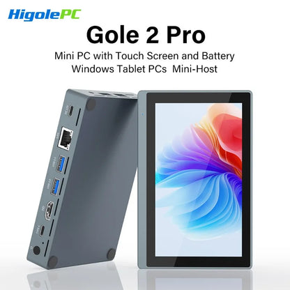 Industrial Higole Gole 2 Pro 5.5" Mini Computer Intel Win11 8/16GB RAM 4K for AI/Automation/Education Portable PC