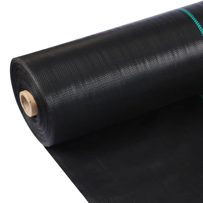 3/4/6*300/600FT Weed Barrier Landscape Fabric,Heavy Duty Weed Block Fabric, Woven Driveway Garden Cloth for Greenhouse,Yard,Flow