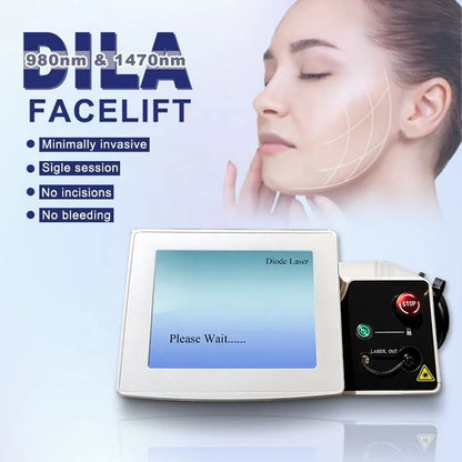 980nm 1470nm Laser Facial Tightening Device Fiber Optic Lifting Neck Sculpting Skin Firming Beauty Equipment