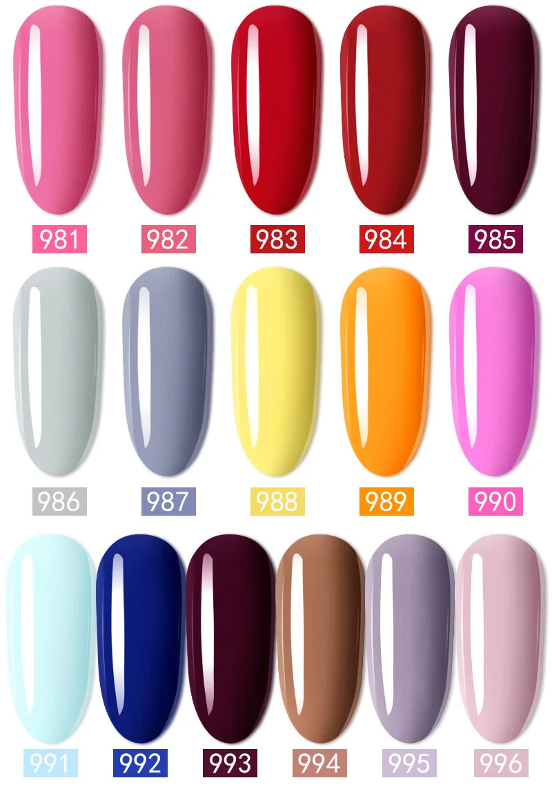 1Set VENALISA TPO FREE Whole Set Nail Gel Polish with Color Display For New Learner Nail Maincure Gel Varnish Branded Suitcase