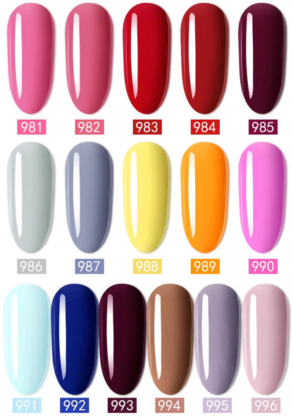 1Set VENALISA TPO FREE Whole Set Nail Gel Polish with Color Display For New Learner Nail Maincure Gel Varnish Branded Suitcase