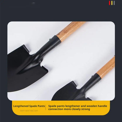 36/50.5cm Digging Shovel Manganese Steel Shovels Kids Trowel Waterproof Rustproof Garden Scoop for Outdoor Beach Camping