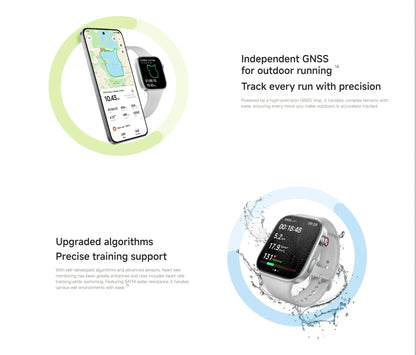 Global Version Redmi Watch 6 2.07" AMOLED Screen 550mAh Battery 150+ Sports Modes 5ATM Water Resistance Xiaomi HyperOS 3
