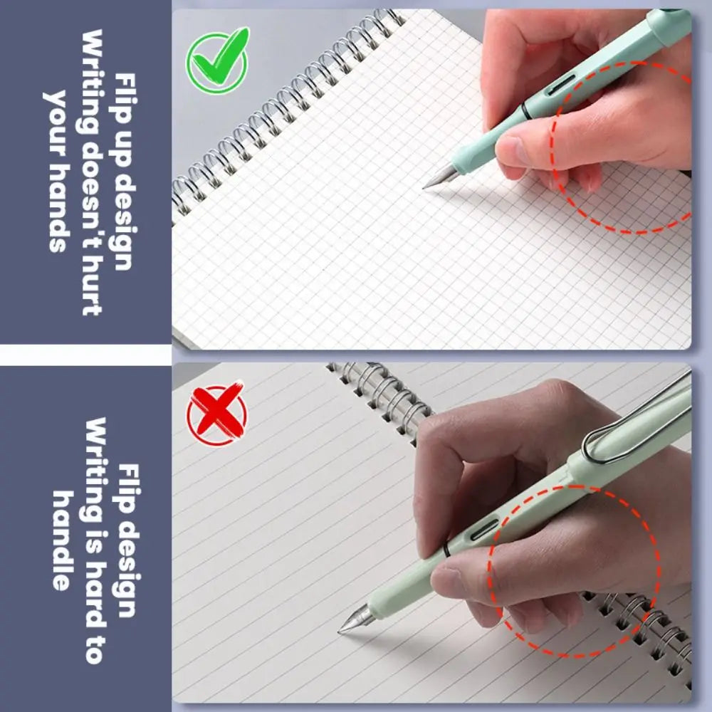 New Multifunctional A5/B5/A4 Coil Notebook 80Sheets Grids/Blank/Horizontal Line Notepad Flip Up Spiral Notebook Students Gift