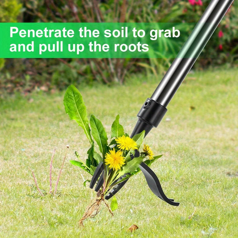 1pc 4-Claw Weed Tool Head - Professional Root Extractor for Tough Garden Weeds, Ergonomic Yard Maintenance Solution