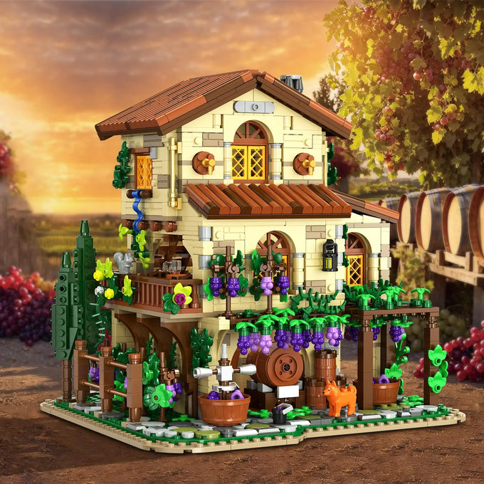 LED Vineyard Chateau Building Set — product image