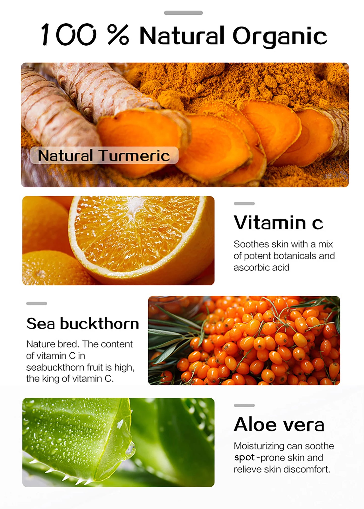 AILKE Organic Turmeric Skin Care Set, Brighten, Cleaning Skin, Remove Acne,Pimples, Whitening, Even Skin Tone, Improve Dry Skin