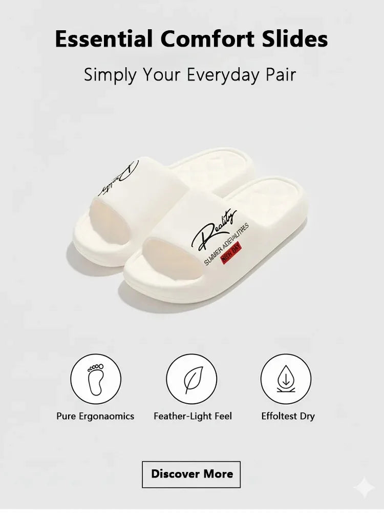 Outdoor Home Women's EVA Slippers,Lightweight Non-Slip Men's Sandals,Suitable for All Seasons,Women's Home Shoes,Indoor Slippers