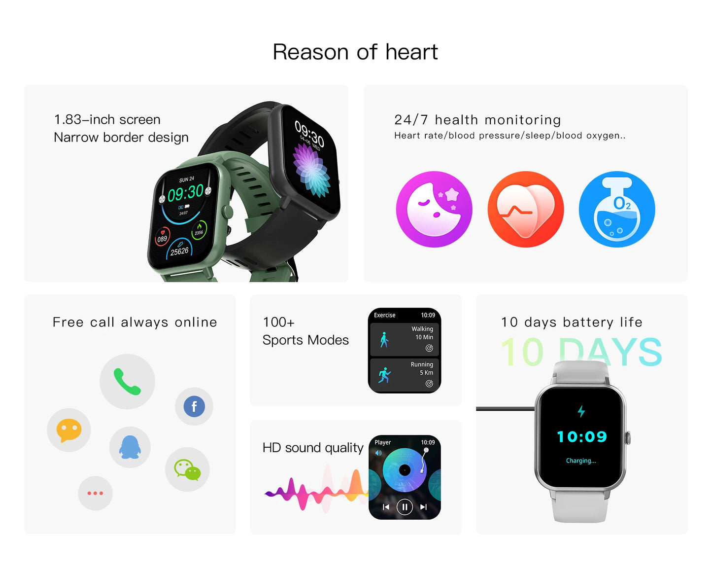 Dafit Luxury Men Smartwatch Wireless Call Smart Watch Fitness Clock Waterproof Sports Watches for Women IOS Android Phones 2026