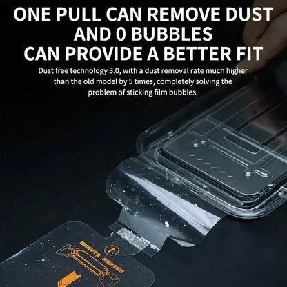 Oleophobic Coating Dust Free Easy Installation Screen Protector For iPhone 14 11 13 12 15 Pro Max Mini XS X XR 17 16 Plus Glass