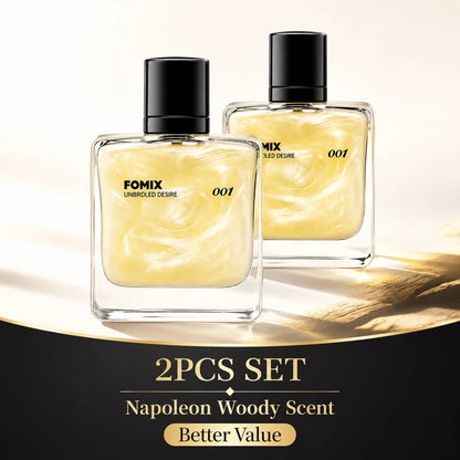 FOMIX 001 Napoleon Men’s Woody Perfume Long Lasting Citrus Aromatic Cologne Sweet Orange Lemon Jasmine Musk Coconut Woody Scent Eau De Parfum Spray Daily Office Date Travel Party Luxury Men Fragrance Gift for Him