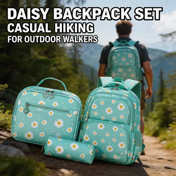 Daisy Print Backpack Set — product image