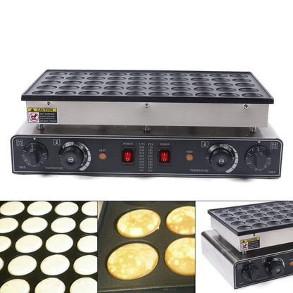 50-hole Muffin Making Machine, 1800W Nonstick Electric Muffin Maker, Mini Dutch Pancake Baker Maker Iron Machine