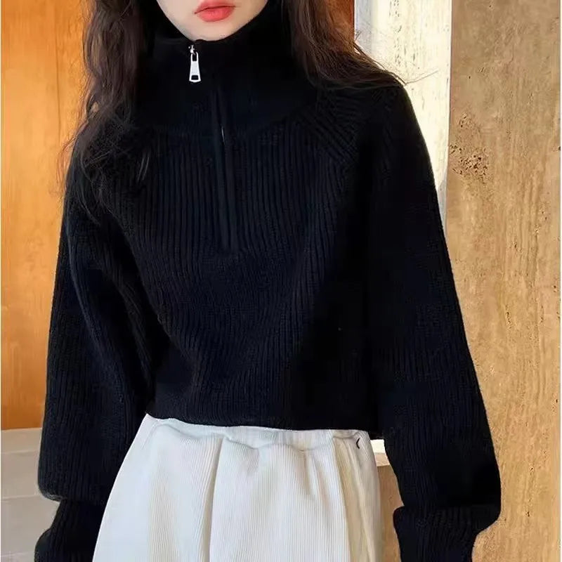 Women's Half-Zip Knit Pullover — view 3
