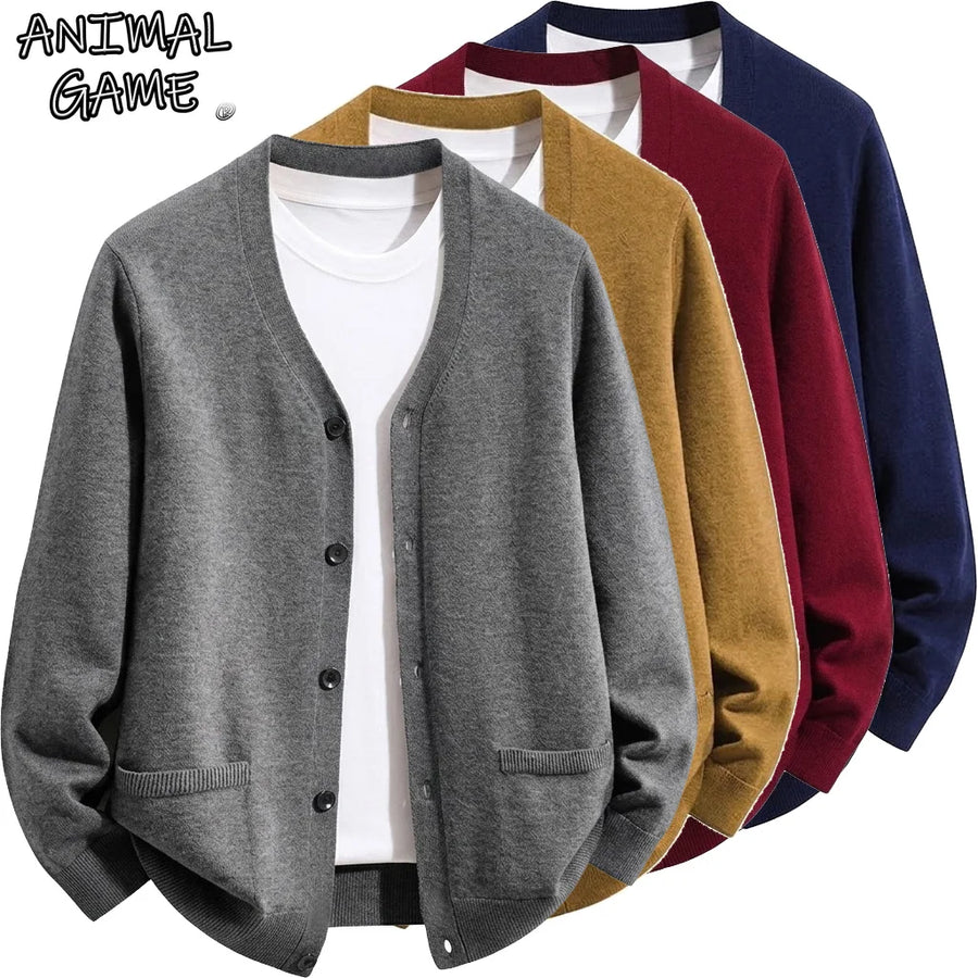 Men's V-Neck Button Cardigan — product image