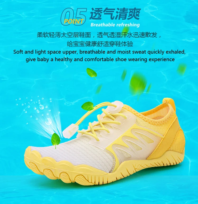 Outdoor Barefoot Sneakers Aqua shoes Men's and Women's Children's Quick-drying Swimming Beach Shoes Water Shoes Suitable Water S