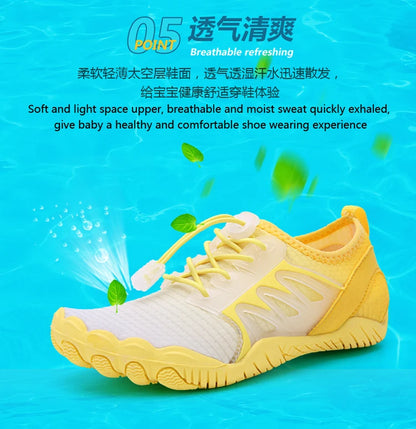 Outdoor Barefoot Sneakers Aqua shoes Men's and Women's Children's Quick-drying Swimming Beach Shoes Water Shoes Suitable Water S