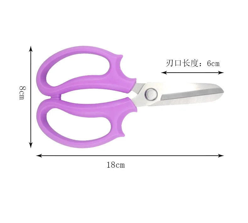 Stainless Steel Garden Scissors Floral Shears Professional Flower Scissor Comfortable Grip Handle Pruning Shear New