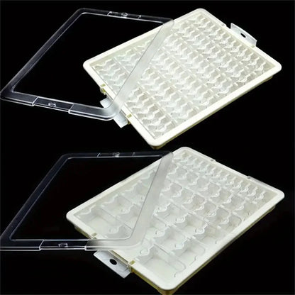 42/50/78 Grids Box Elizabeth Ward Bead Storage Portable Container Transparent Diamond Painting Plastic Storage Box