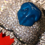 Crystal Bear Pendant Necklace — view 6