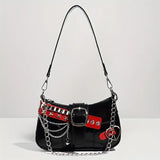 Y2K Rivet Chain Shoulder Bag — view 10