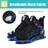 Camouflage Steel-Toe Work Boots — view 3