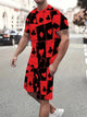 Men's King Graphic T-Shirt & Shorts Set — view 10